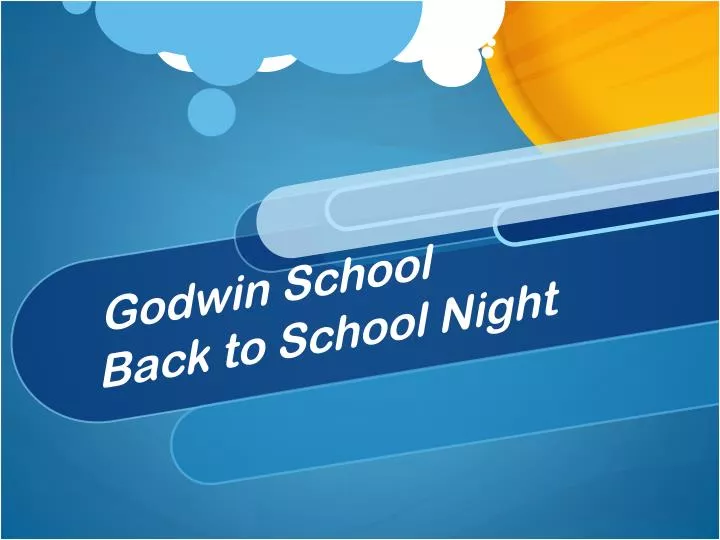 godwin school back to school night