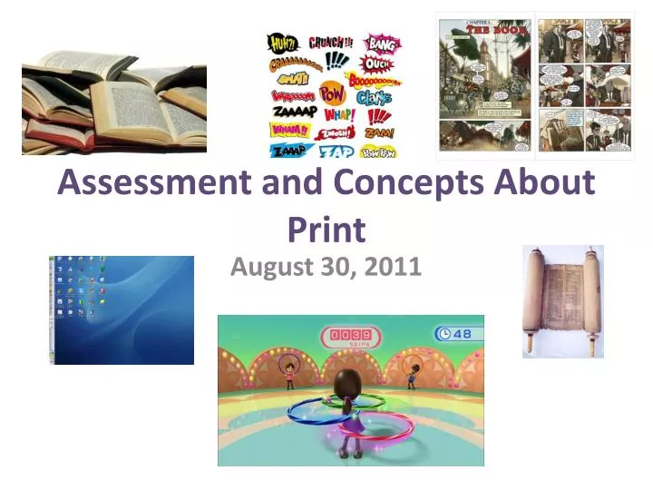 assessment and concepts about print