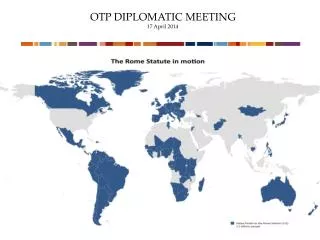 OTP DIPLOMATIC MEETING 17 April 2014