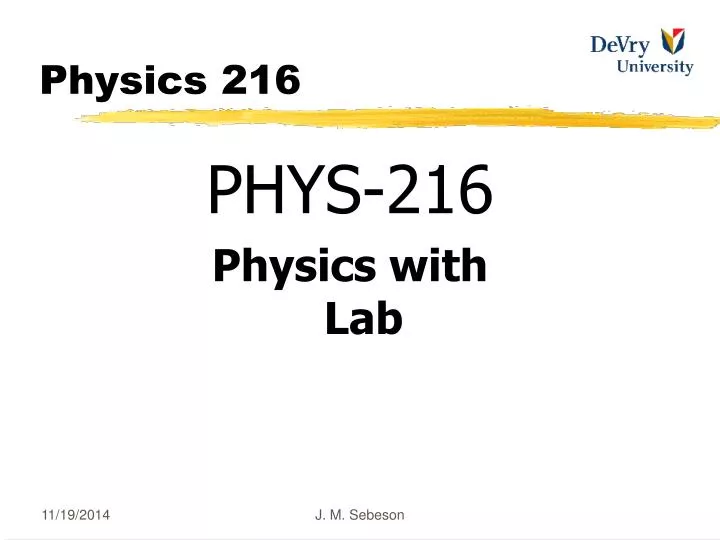 physics 216