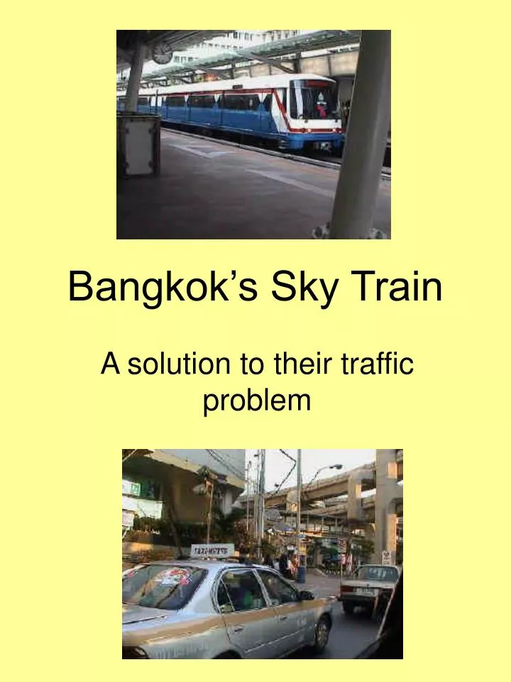 bangkok s sky train