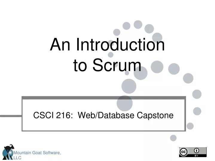 an introduction to scrum