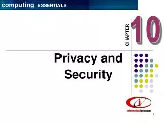 Privacy and Security