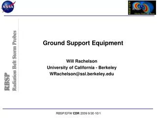 Ground Support Equipment