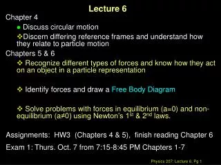 Lecture 6