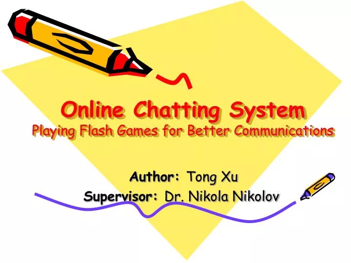 online chatting system playing flash games for better communications