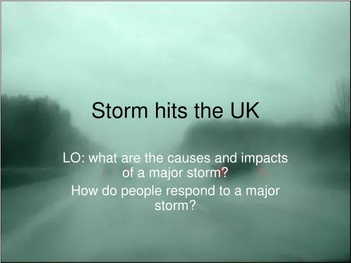 storm hits the uk