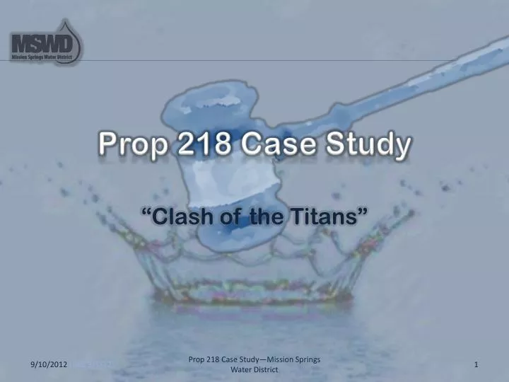 prop 218 case study