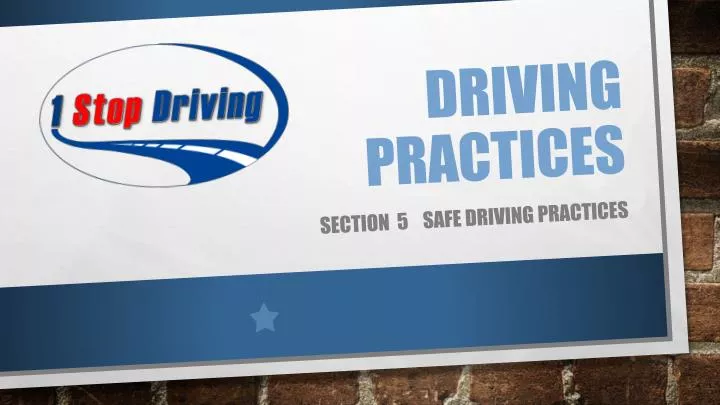 driving practices