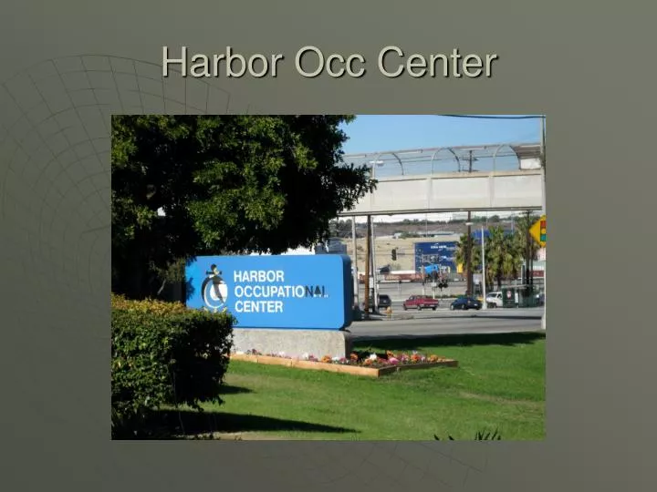 harbor occ center