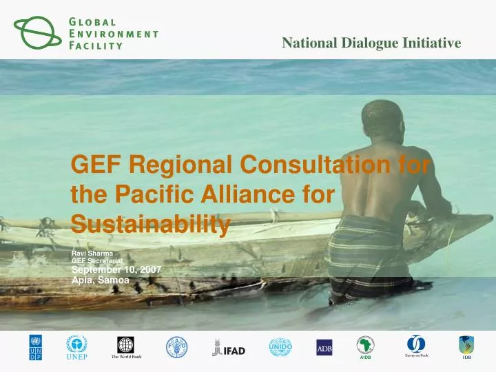 gef regional consultation for the pacific alliance for sustainability