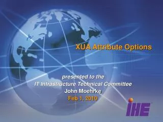 XUA Attribute Options