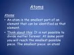 Atoms - slide 1