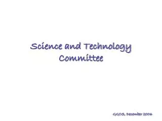 Science and Technology Committee