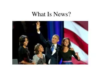 What Is News?