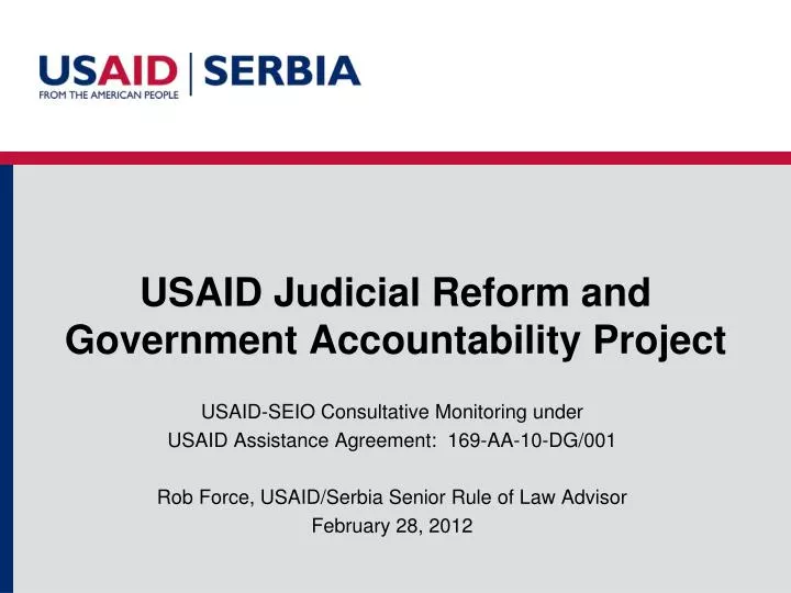 usaid judicial reform and government accountability project