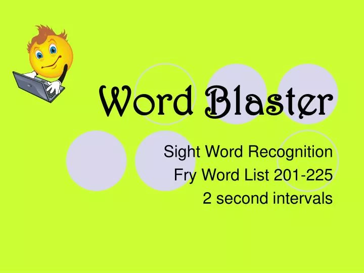 word blaster