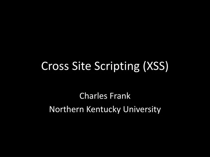 cross site scripting xss