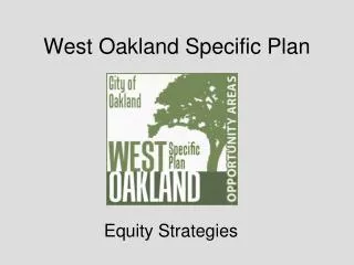 West Oakland Specific Plan