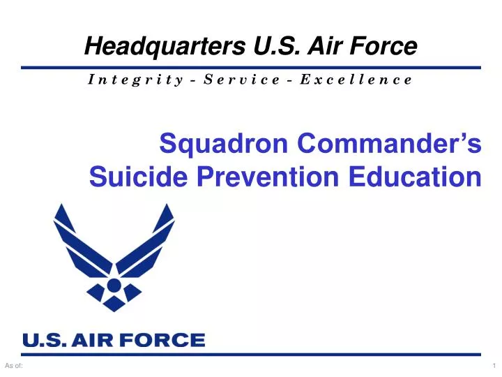 squadron commander s suicide prevention education