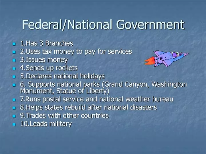 federal national government