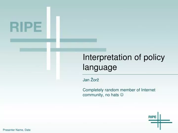 interpretation of policy language