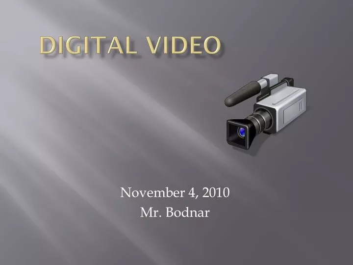 digital video