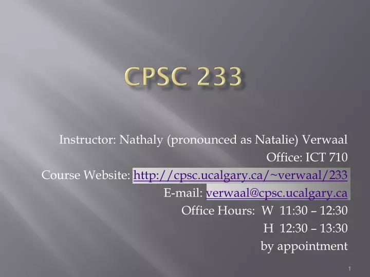 cpsc 233