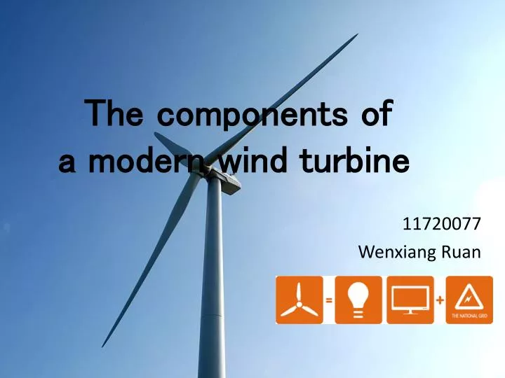 the components of a modern wind turbine