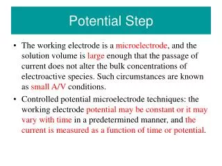 Potential Step