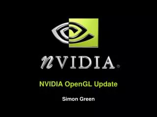 NVIDIA OpenGL Update