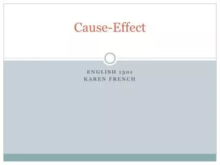 Cause-Effect