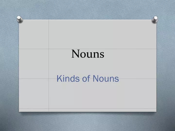 nouns