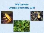 Welcome to Organic Chemistry 234! - slide 1