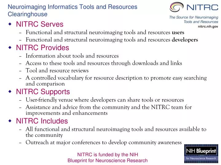 neuroimaging informatics tools and resources clearinghouse