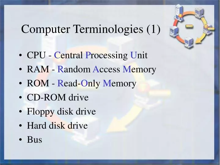 computer terminologies 1