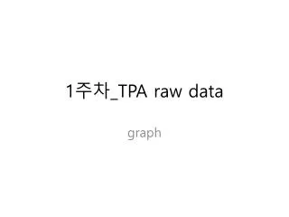 1 ?? _ TPA raw data