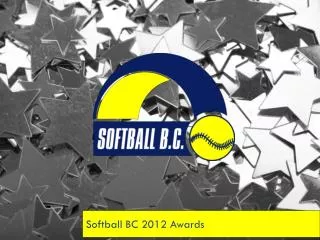 Softball BC 2012 Awards