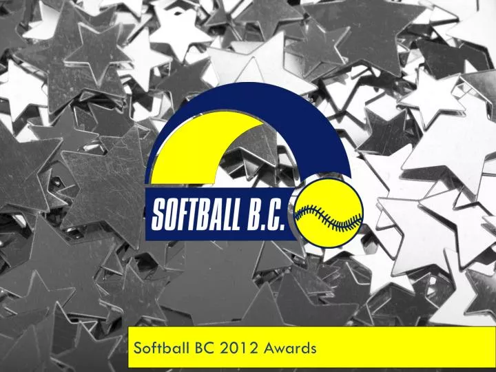 softball bc 2012 awards