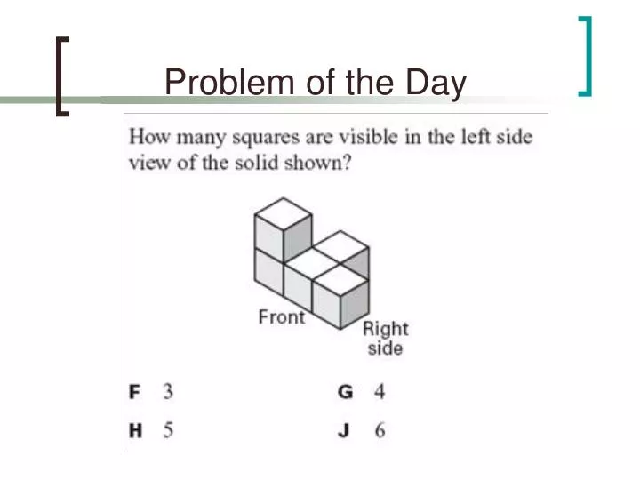 problem of the day