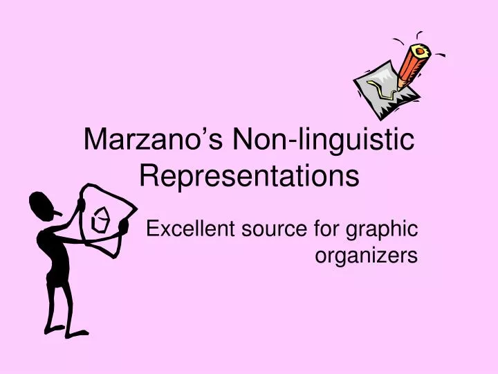 marzano s non linguistic representations