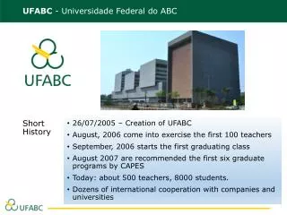 UFABC - Universidade Federal do ABC