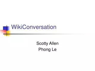 WikiConversation