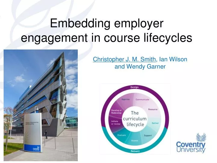 embedding employer engagement in course lifecycles