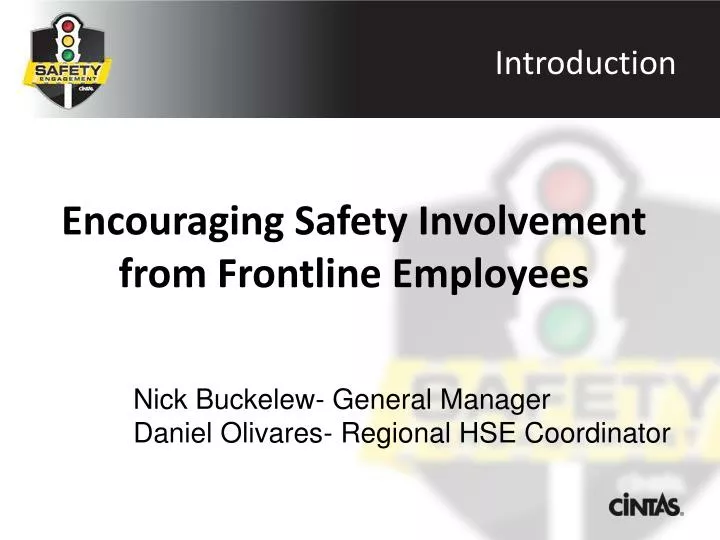 encouraging safety involvement from frontline employees