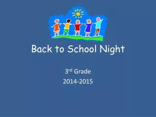 Back to School Night