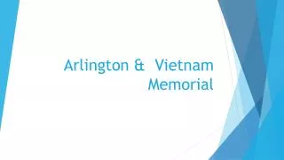 Arlington &amp; Vietnam Memorial