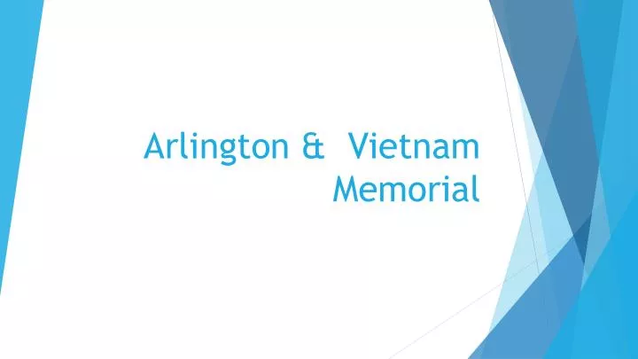 arlington vietnam memorial