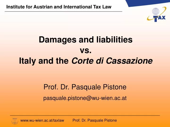 damages and liabilities vs italy and the corte di cassazione