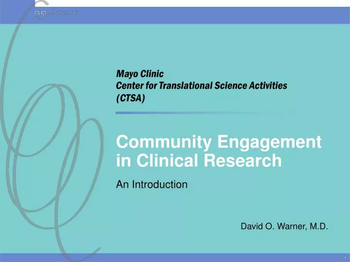 community engagement in clinical research